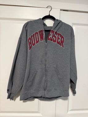Vintage Jansport Budweiser Zipup Hoodie